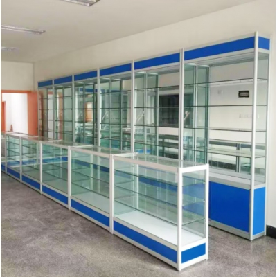 玻璃柜台展柜展示架医院120*50*90含玻璃