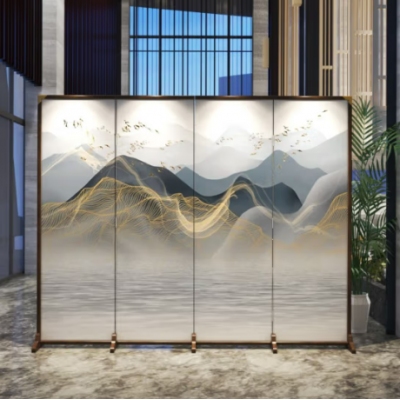 屏风隔断现代办公室折屏1扇0.45*1.8M