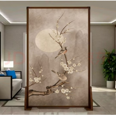 实木屏风隔断办公室新中式200cm*120cm