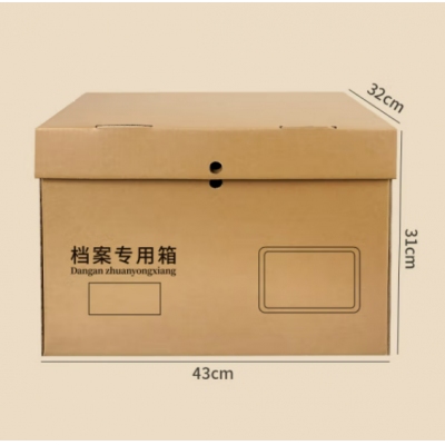 档案专用箱文件整理收纳箱40*30*30cm