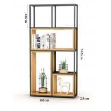 办公室屏风隔断博古架loft工业风