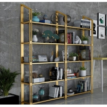 金属装饰柜展示架博古架铁艺60*30*180cm