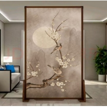 实木屏风隔断办公室新中式200cm*120cm