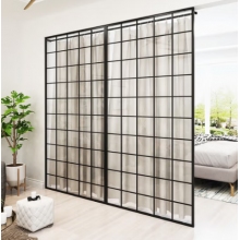 北欧办公室铁艺屏风隔断移动100cm*200cm