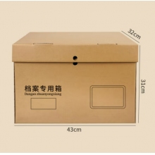 档案专用箱文件整理收纳箱40*30*30cm