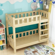 幼儿园午睡床实木儿童床上下铺135*65*125