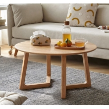 实木茶几现代简约750*750*400mm