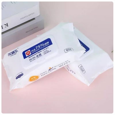 75%酒精湿巾大包 60包/箱